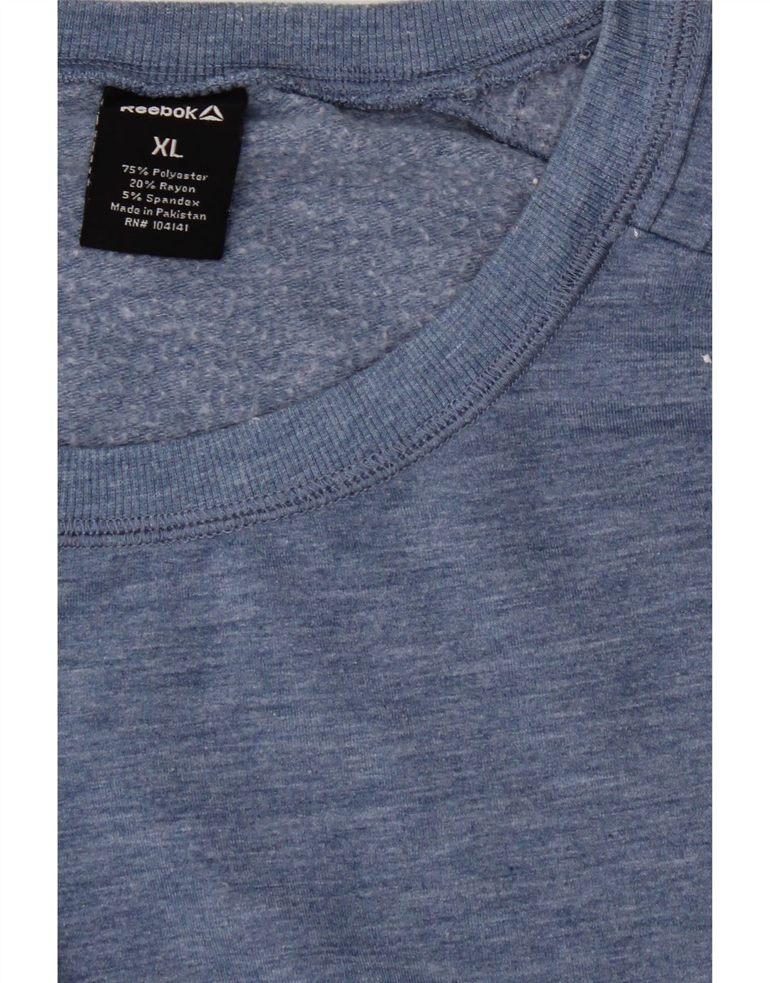 REEBOK Womens Sweatshirt Jumper UK 18 XL Blue Polyester Vintage Reebok and Second-Hand Reebok from Messina Hembry 