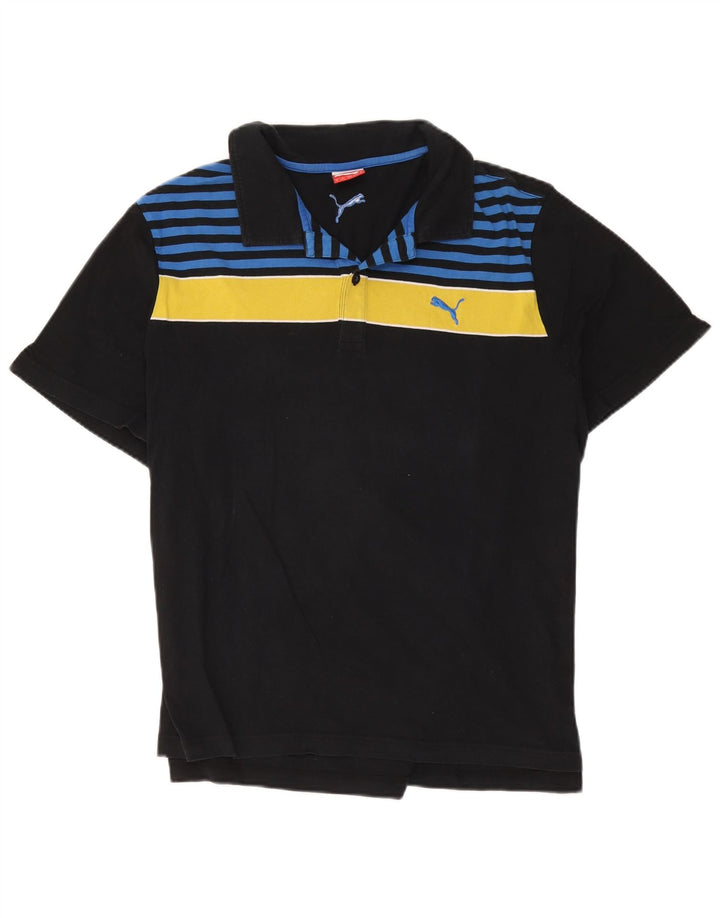 Męska koszulka polo Puma XL, czarna, z blokami kolorów