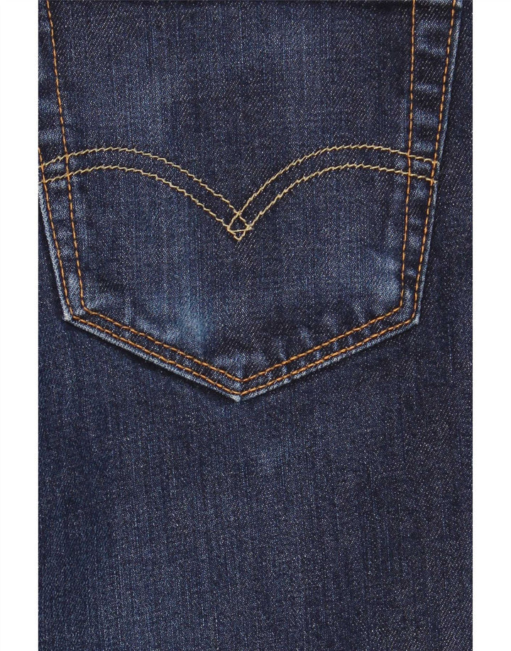 Męskie jeansy Levi's 511 Slim W30 L30 Granatowa bawełna