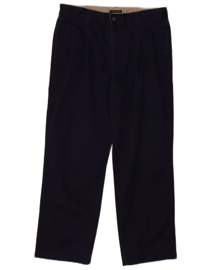 Męskie spodnie chino w kolorze khaki Dockers W33 L28 granatowe