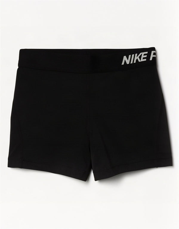 Damskie spodenki sportowe Nike Dri Fit Graphic UK 8, małe, czarne, poliestrowe