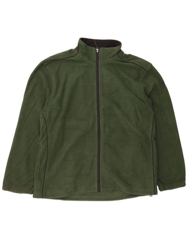 Męska kurtka polarowa IZOD UK 42 XL Khaki, poliester