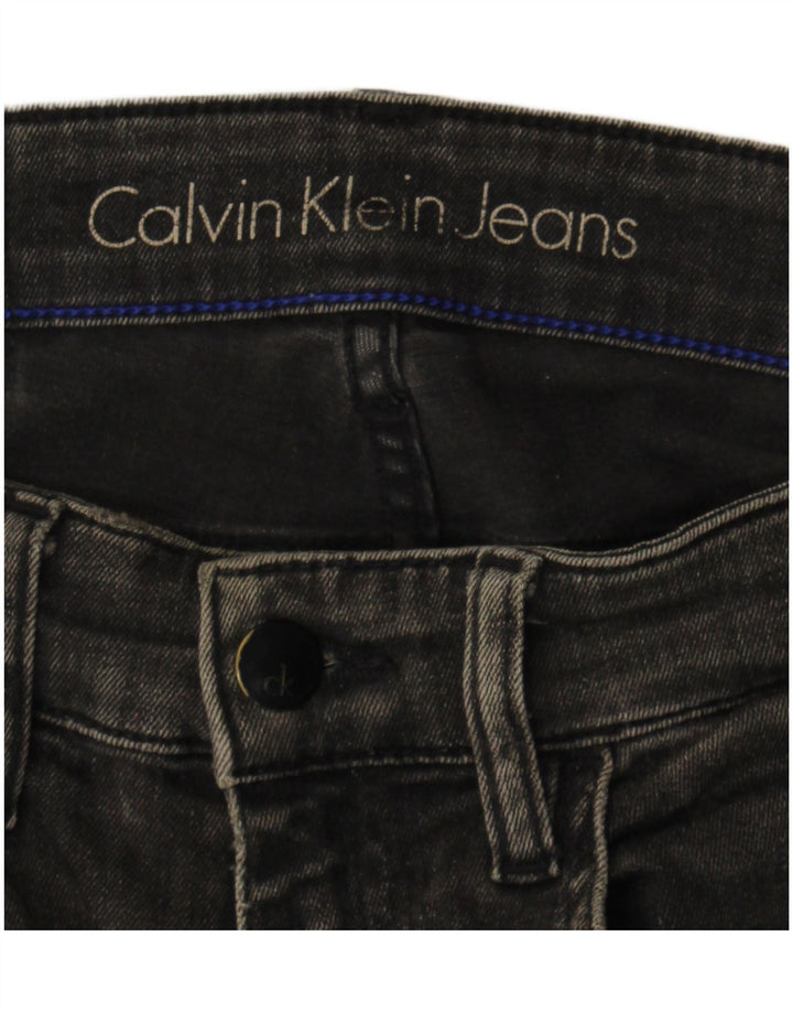 Damskie jeansy Skinny Calvin Klein W28 L33 szare