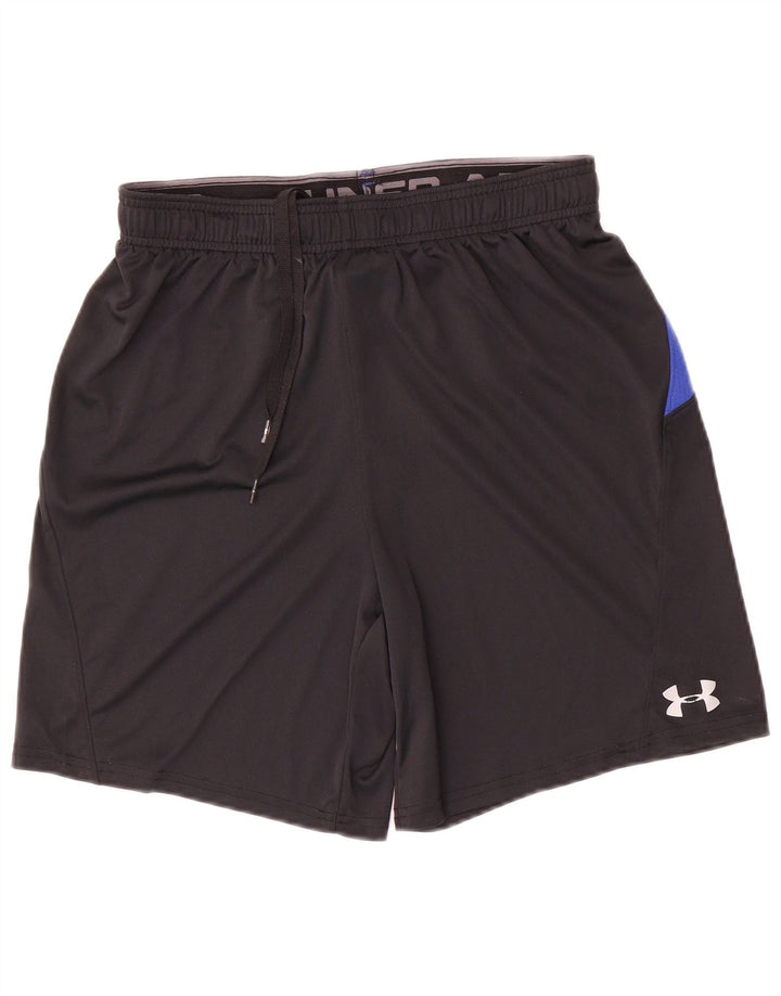 Męskie spodenki sportowe Under Armour Heat Gear, poliester w kolorze średniej czerni