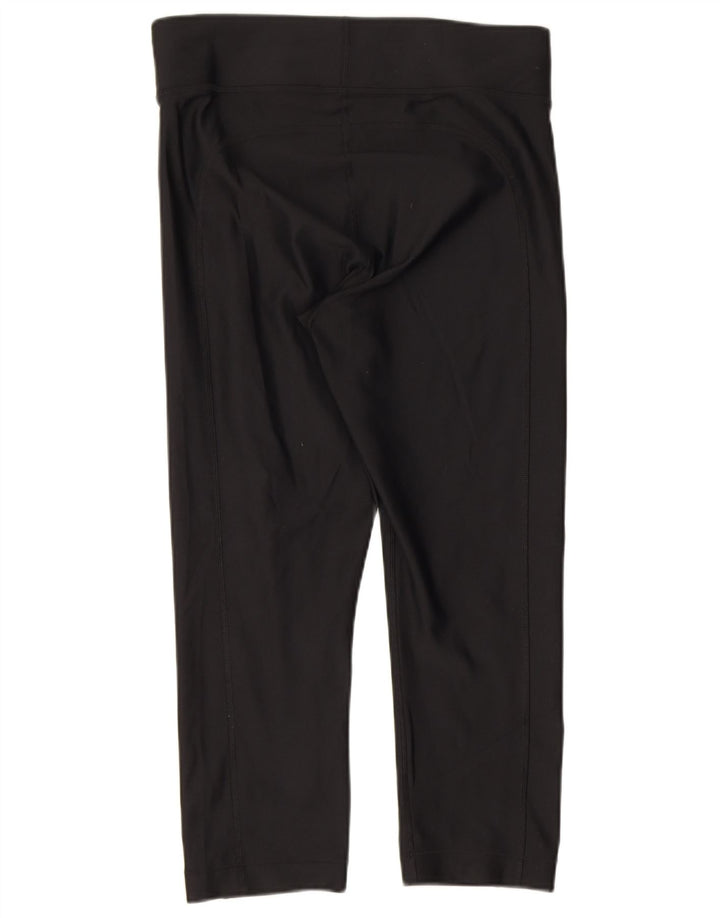 Damskie legginsy Under Armour Heat Gear Capri UK 12, średni czarny poliester
