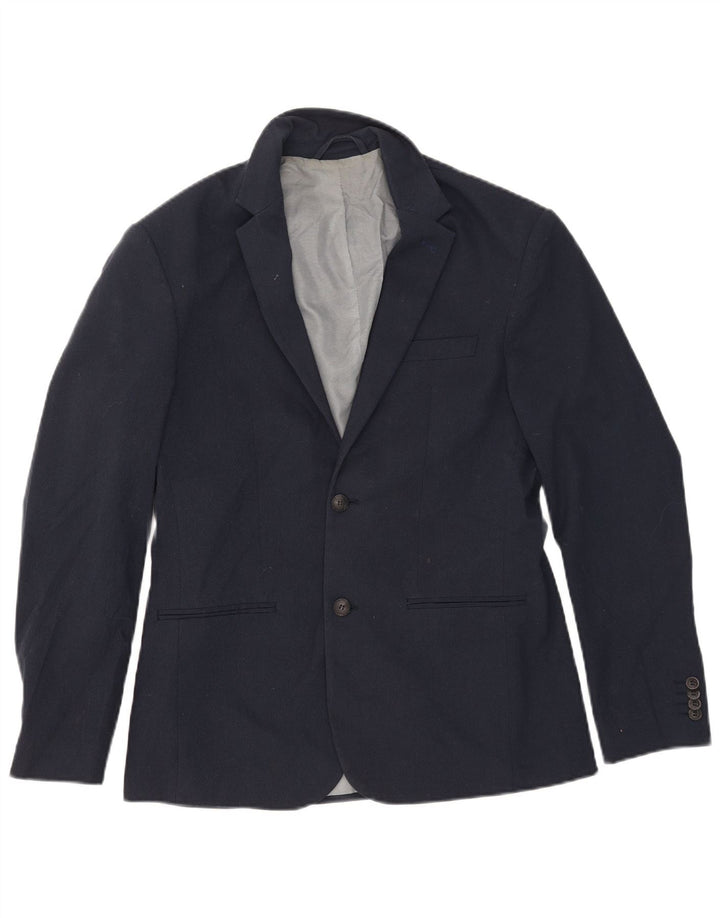 Męska marynarka Jack & Jones zapinana na 2 guziki IT 52 XL, granatowa, poliester
