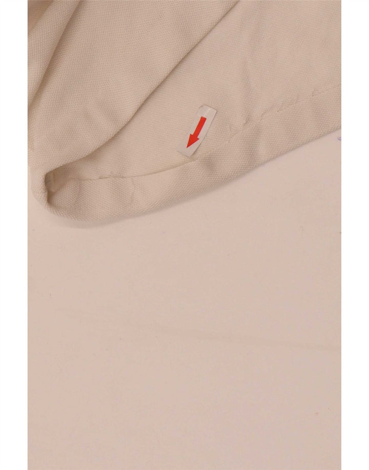 Męska koszulka polo Lacoste, rozmiar 5, duża, biała, bawełniana