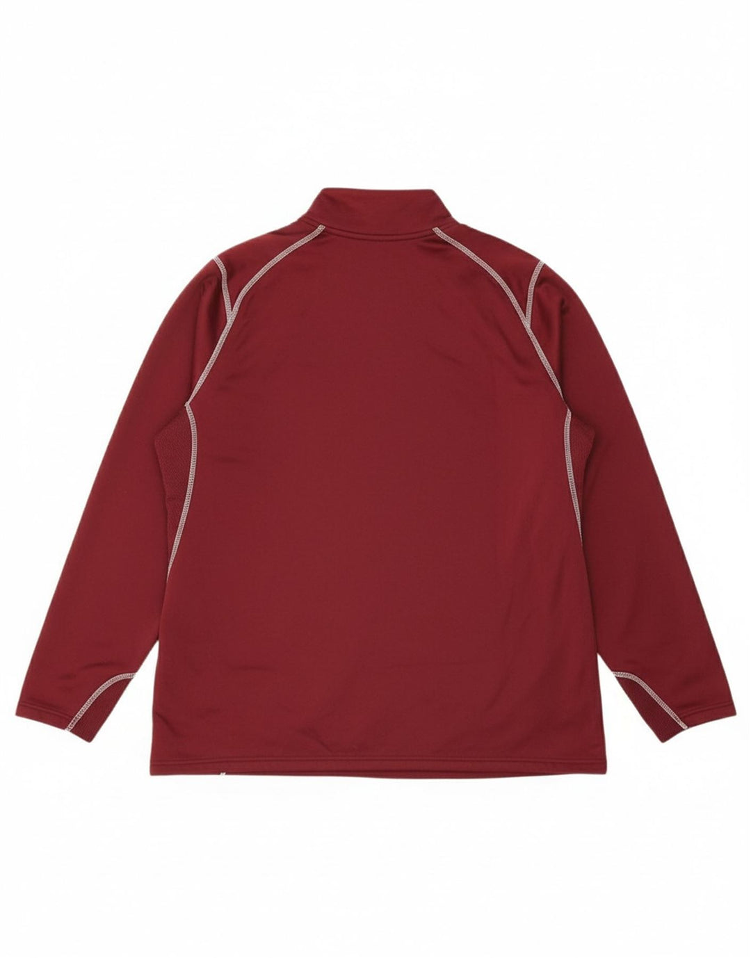 NIKE Mens Therma-Fit Zip Neck Sweatshirt Jumper 2XL Red Polyester