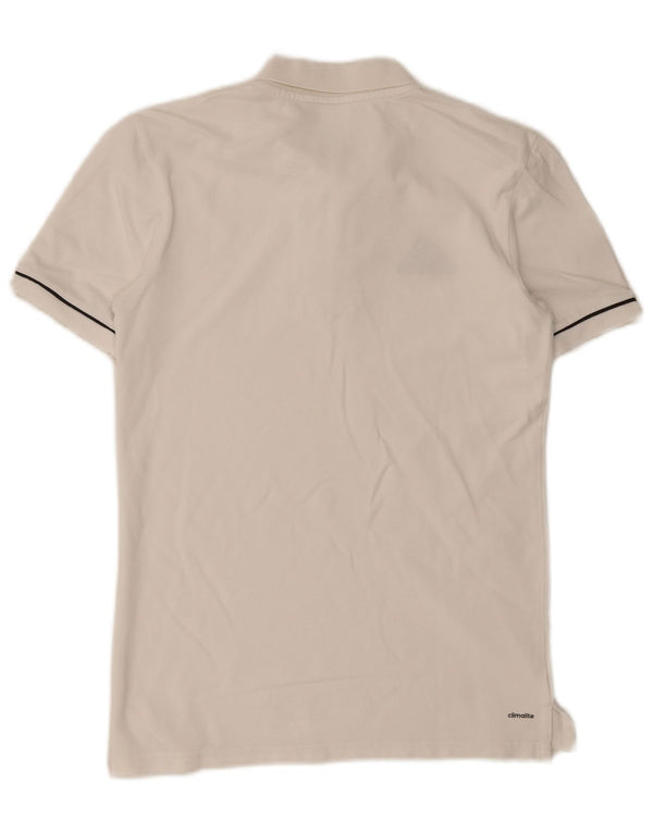 Męska koszulka polo Adidas, mała, biała