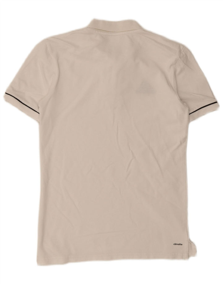 Męska koszulka polo Adidas, mała, biała