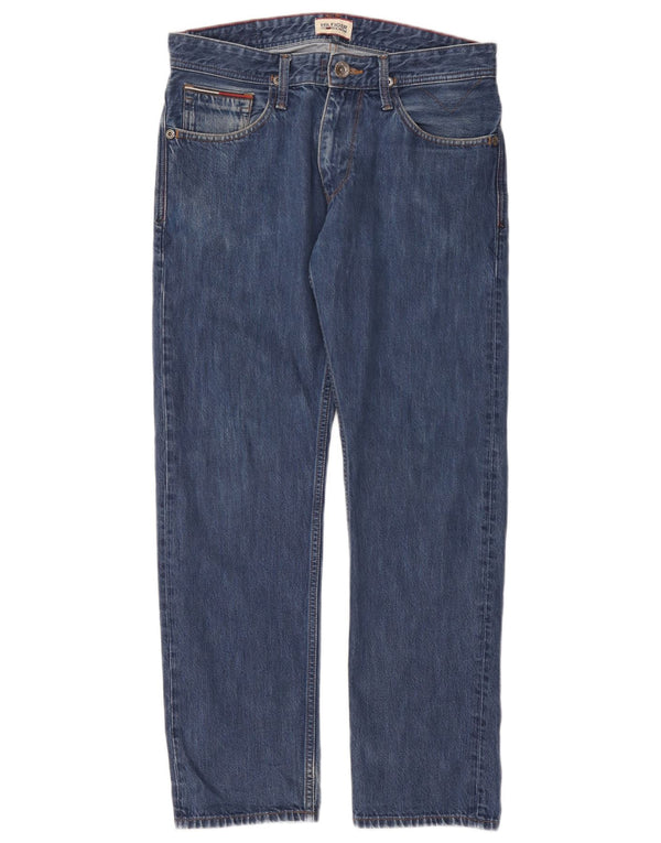 Męskie proste dżinsy Tommy Hilfiger W31 L30 Niebieskie bawełniane