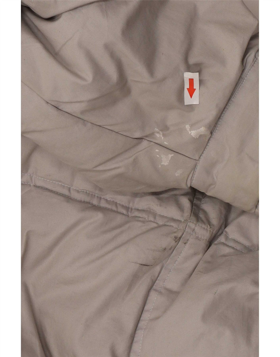 Vintage męska ocieplana kurtka UK 44 2XL szara bawełna