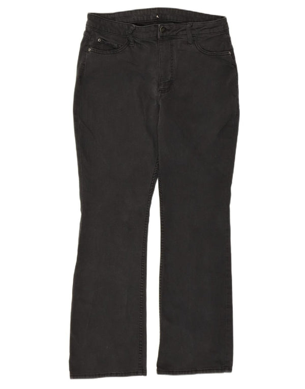 Damskie jeansy Lee Bootcut UK 14 XL W36 L28 Szara bawełna