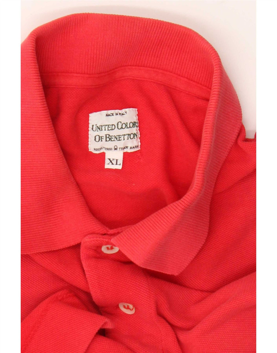 Męska koszulka polo Benetton XL czerwona