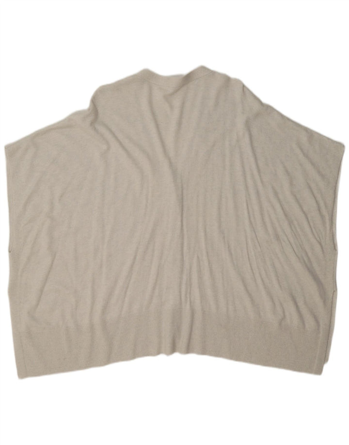 Damski sweter oversize bez rękawów White Label UK 14 Medium Off