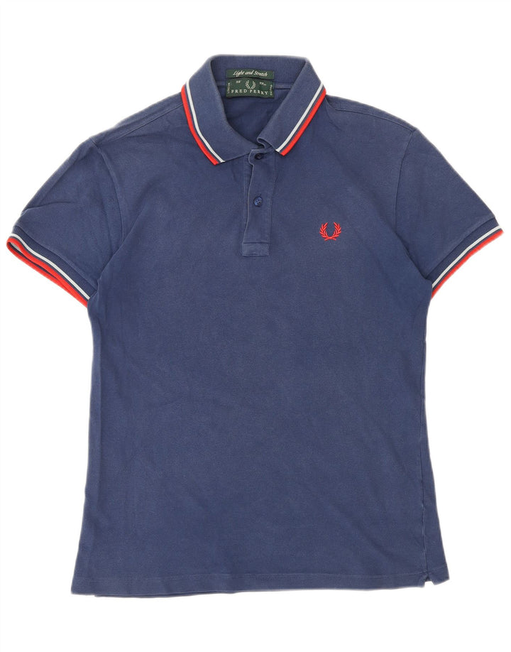 Męska koszulka polo FRED PERRY, mała, granatowa, bawełniana