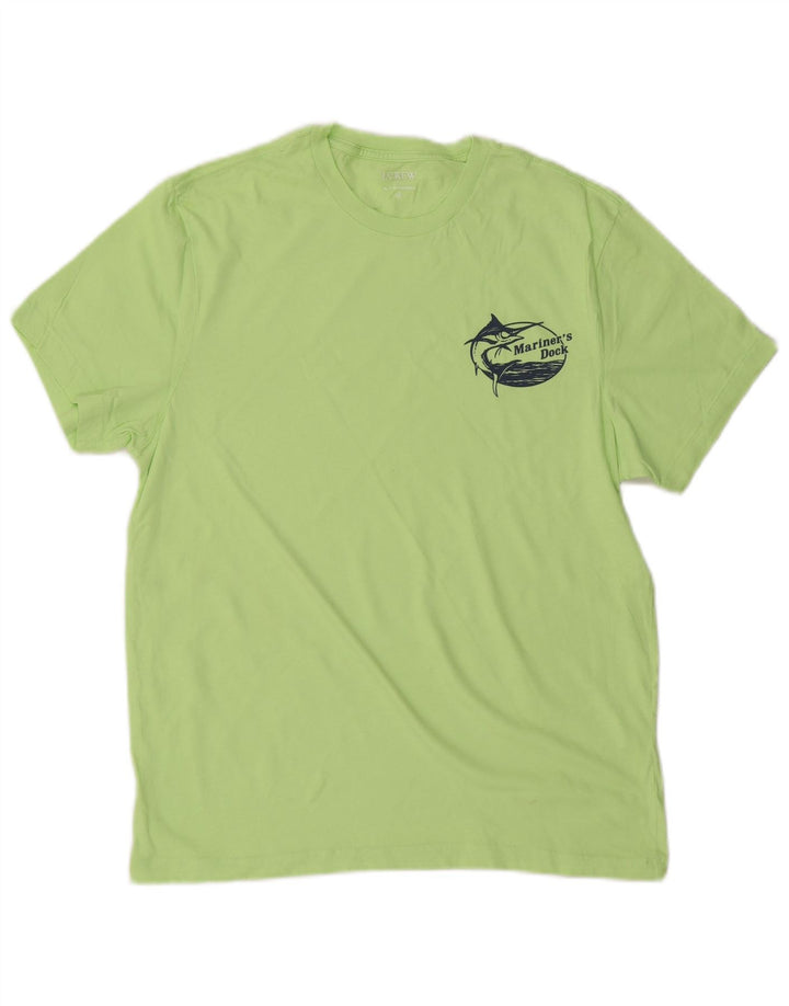 T-shirt męski J. CREW, średni zielony