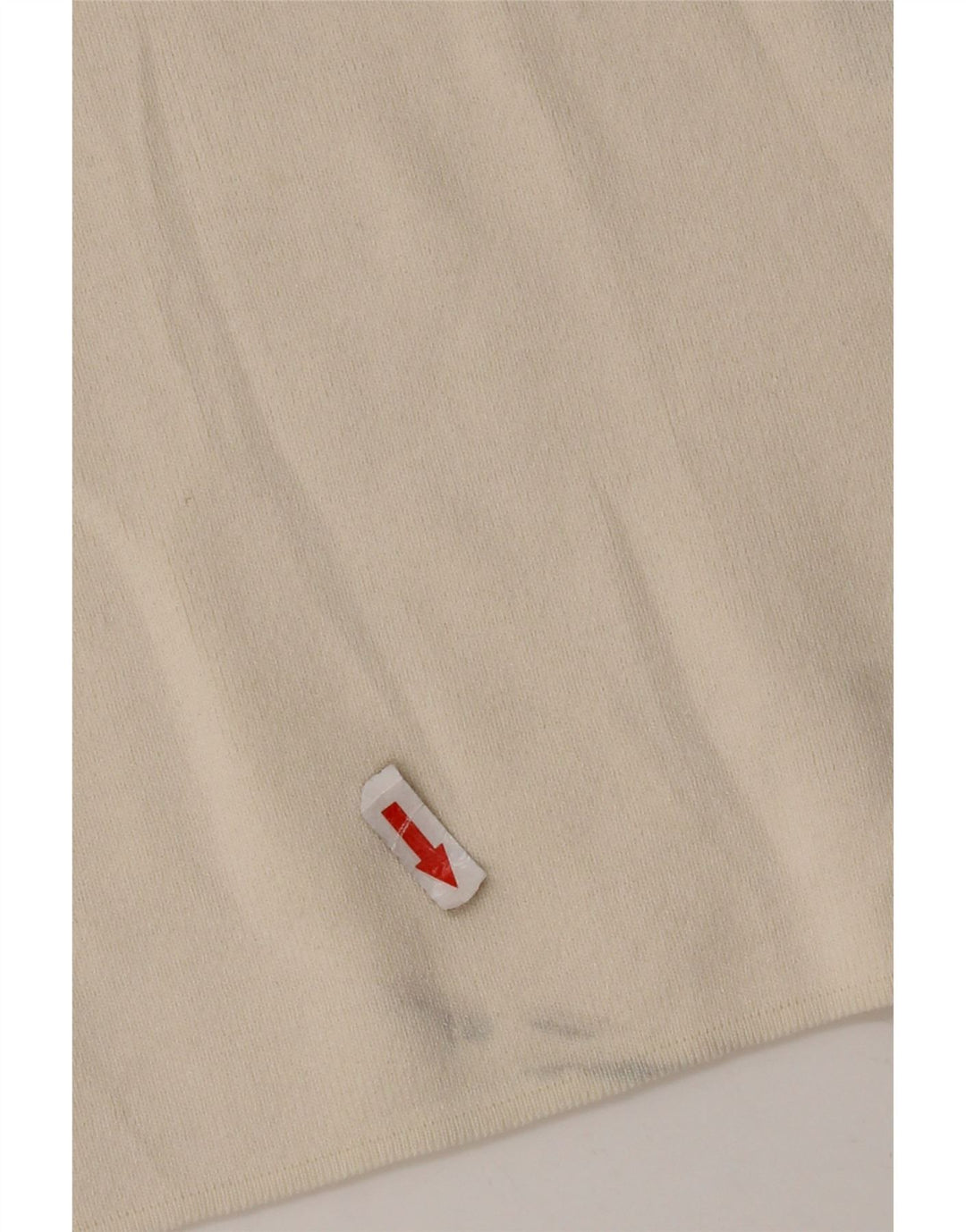Damski T-shirt oversize Zara Top UK 14 Medium Off White Wiskoza