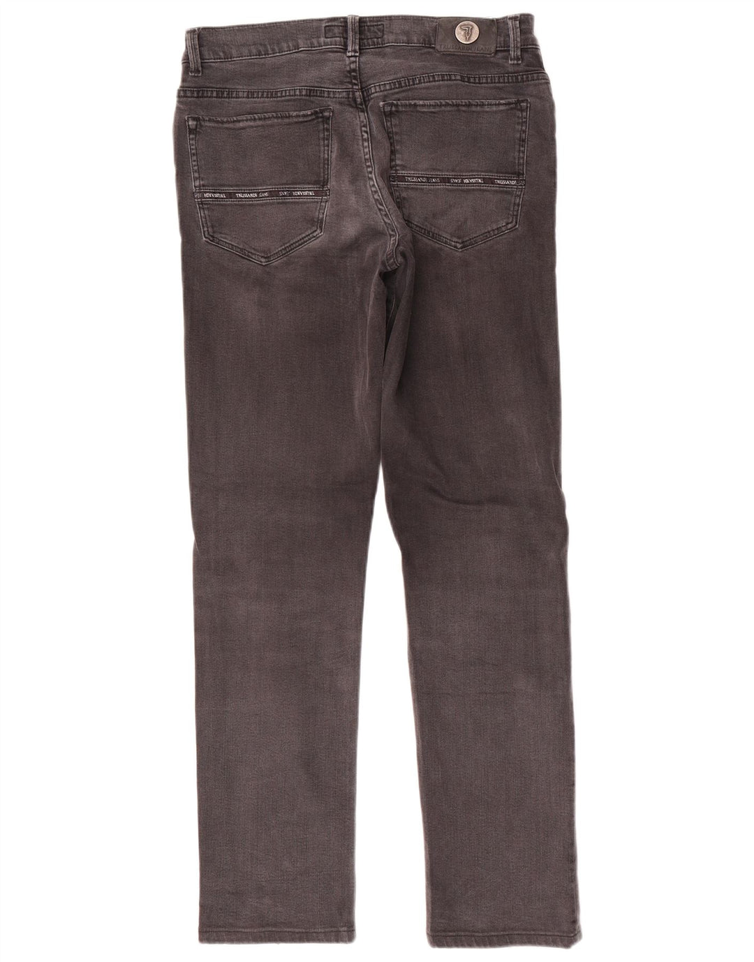 Męskie jeansy slim fit Trussardi W33 L31 szare