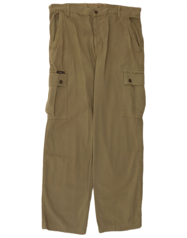 Męskie proste spodnie cargo CARRERA IT 54 2XL W36 L31 Khaki Cotton
