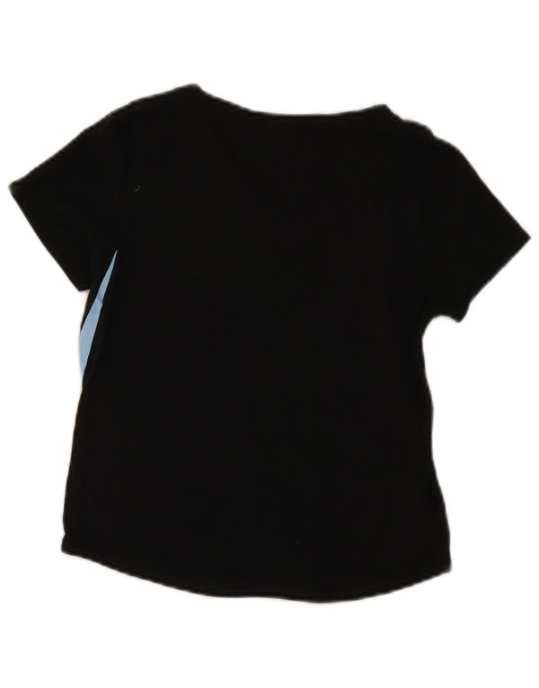 Chłopięcy T-shirt Nike o sportowym kroju z grafiką, 10-11 lat, czarny poliester
