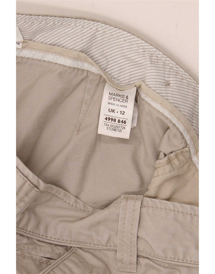 Marks & Spencer Damska spódnica ołówkowa UK 12 Medium W32 Beżowa bawełna