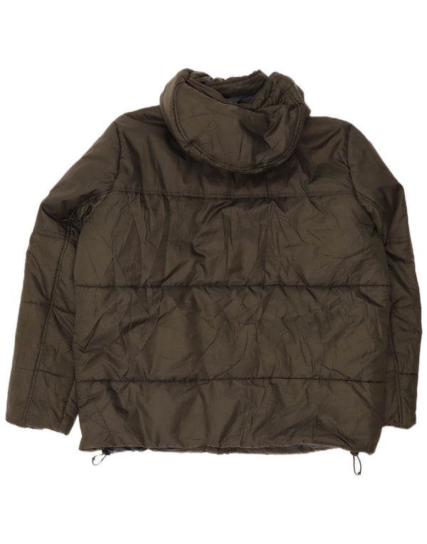 Męska ocieplana kurtka z kapturem G-Star UK 42 XL Khaki, poliester
