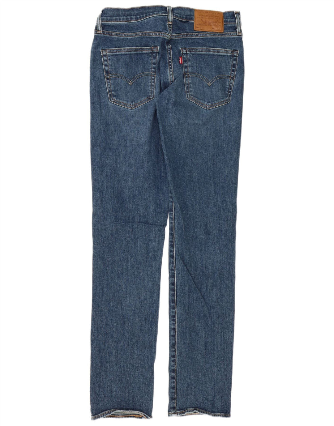 Męskie jeansy Levi's 511 Slim W31 L34 Niebieskie bawełniane