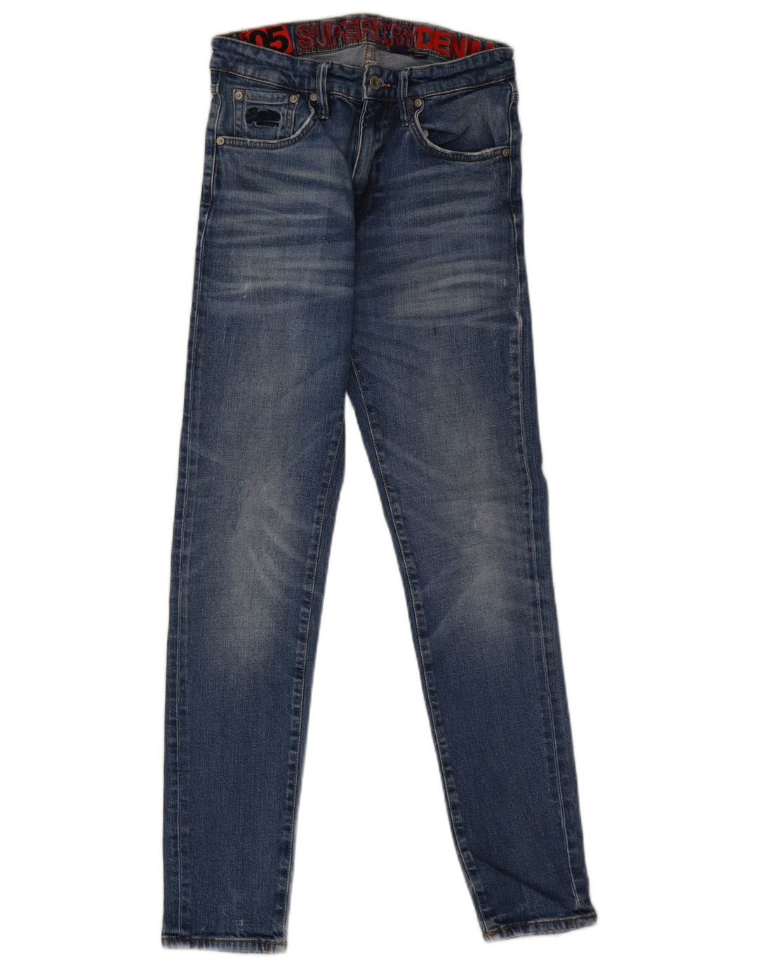 Damskie jeansy Skinny Superdry W28 L30 Niebieskie