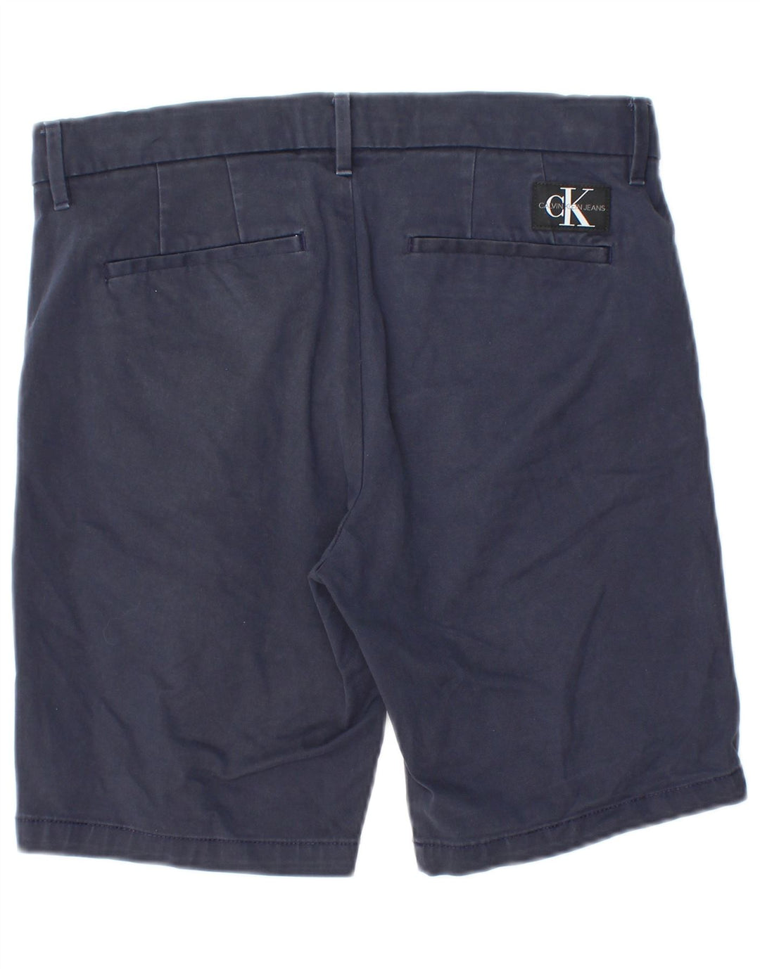 Męskie spodenki Chino Calvin Klein W30 Średni granatowy, bawełniany