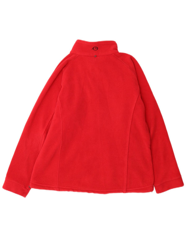 Damska kurtka polarowa SPRAYWAY UK 14, duża, czerwona, poliester