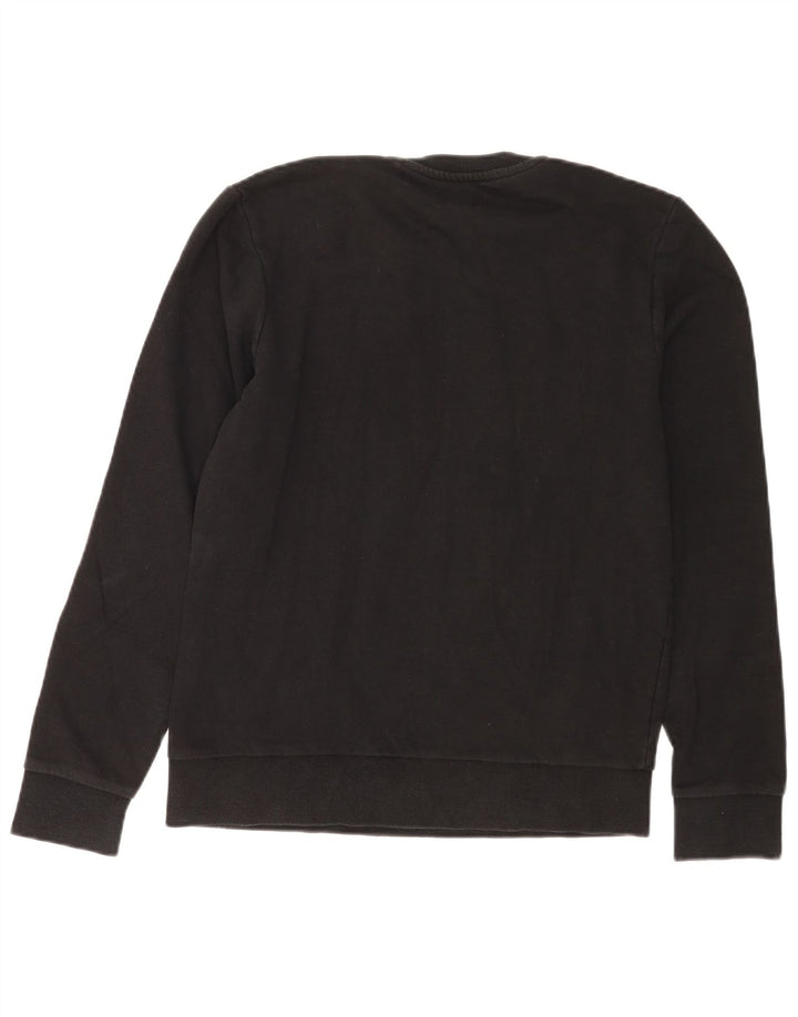 Męska bluza z grafiką Jack & Jones, mała, czarna, bawełniana