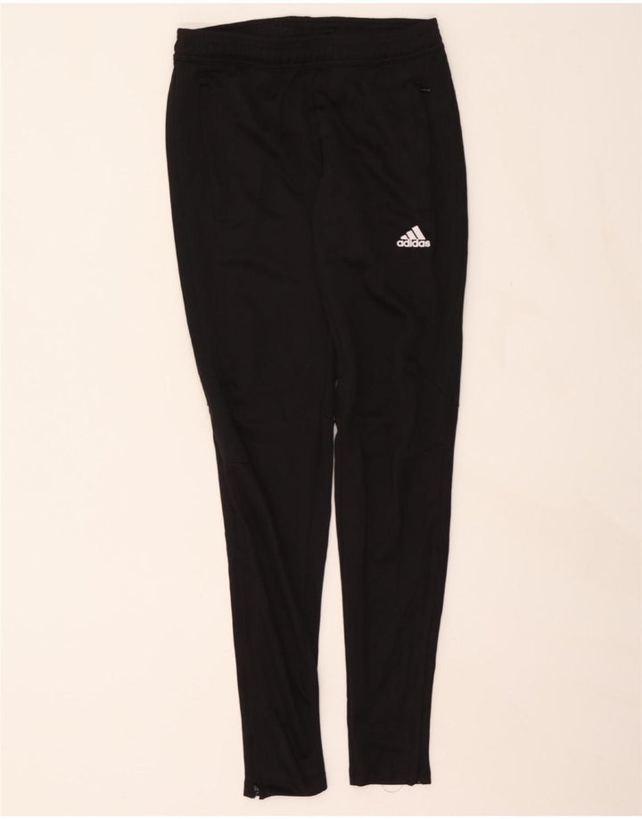 ADIDAS Womens Tracksuit Trousers UK 12 Medium  Black Polyester Vintage Adidas and Second-Hand Adidas from Messina Hembry 