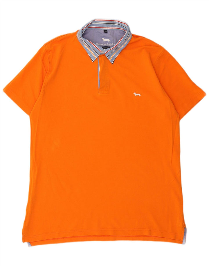 Męska koszulka polo Harmont & Blaine o regularnym kroju, 3XL, pomarańczowa
