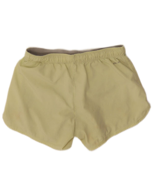 Damskie spodenki sportowe Nike Dri Fit UK 10, małe, żółte