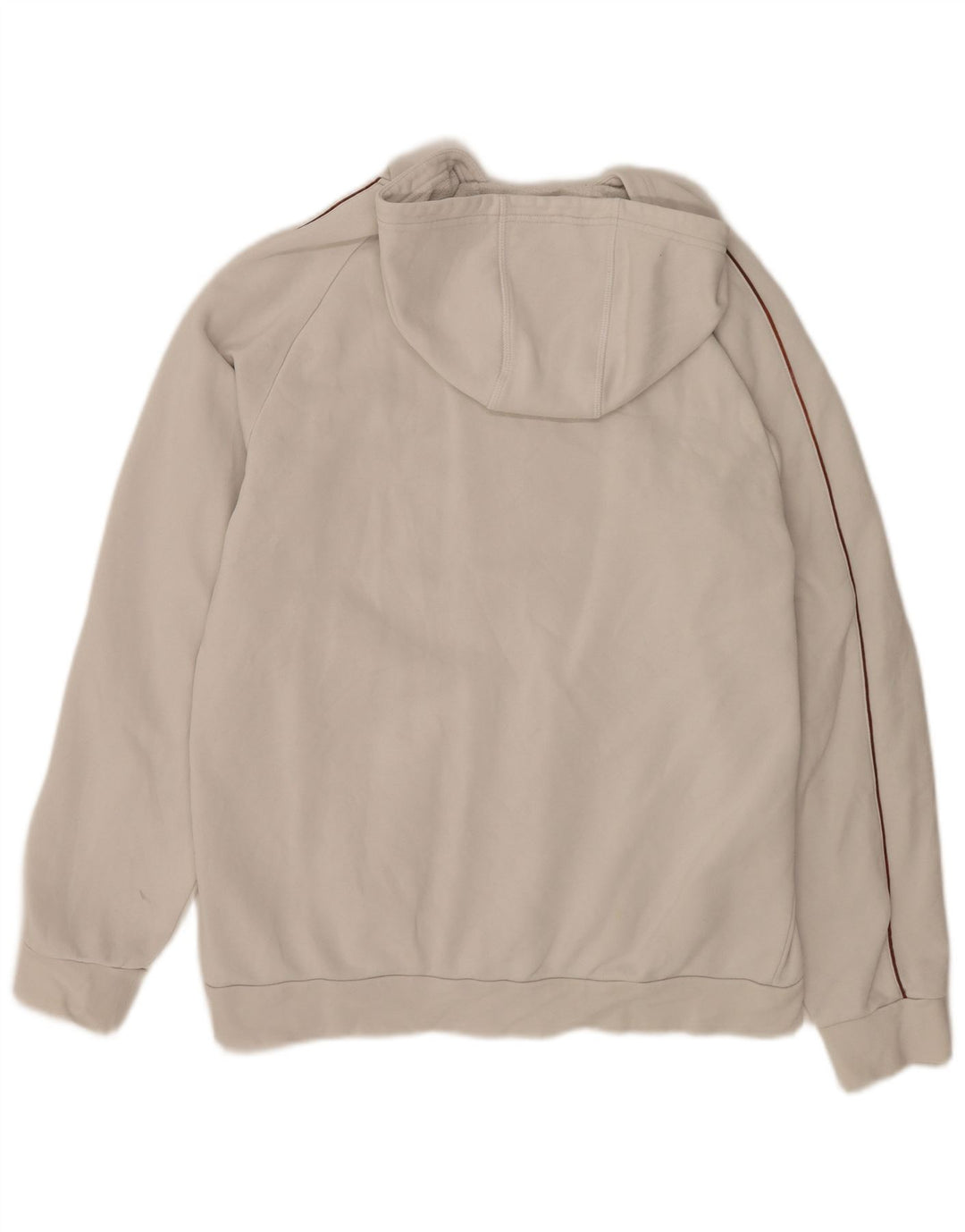 Adidas Męski sweter z kapturem, duży, biały, bawełniany
