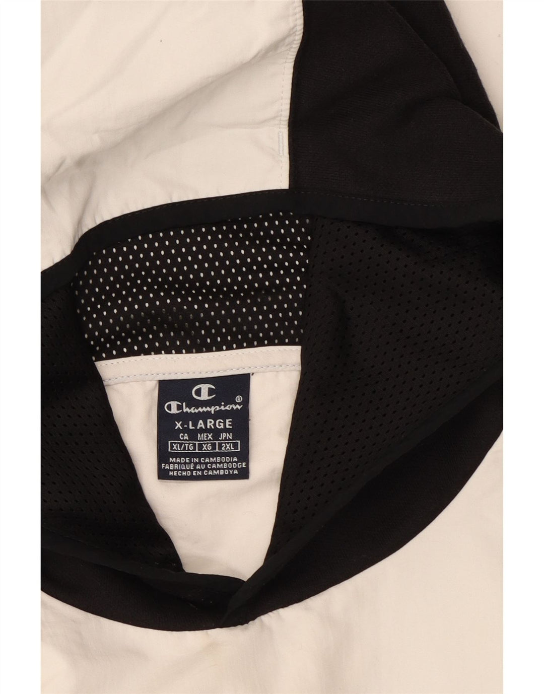 Męski sweter z kapturem i grafiką CHAMPION XL w kolorze czarnym