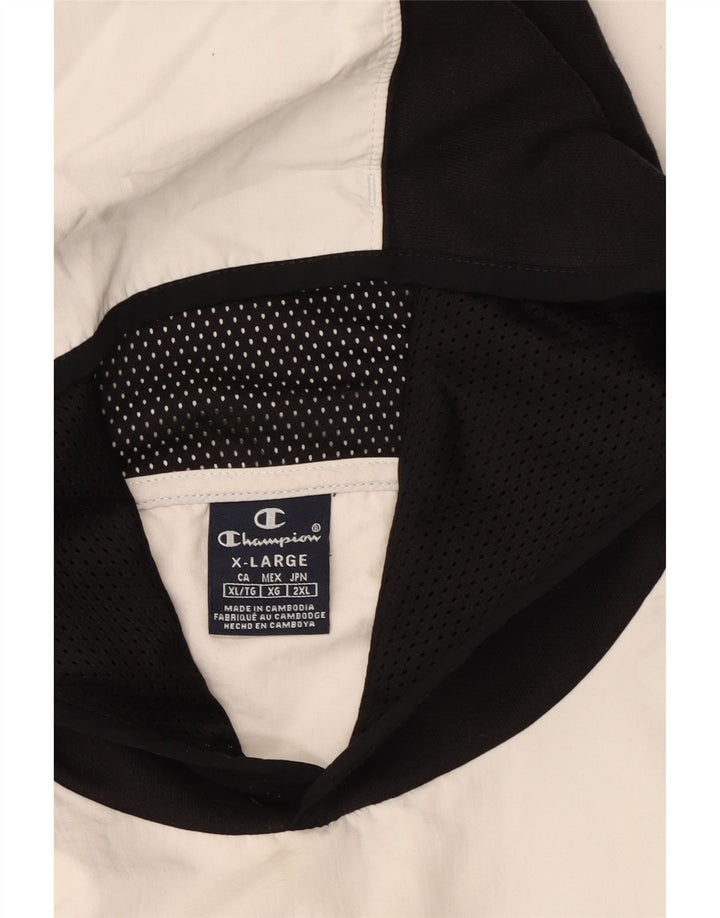 Męski sweter z kapturem i grafiką CHAMPION XL w kolorze czarnym