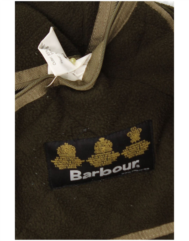 Męska pikowana kurtka Barbour UK 42 XL Beżowy poliester