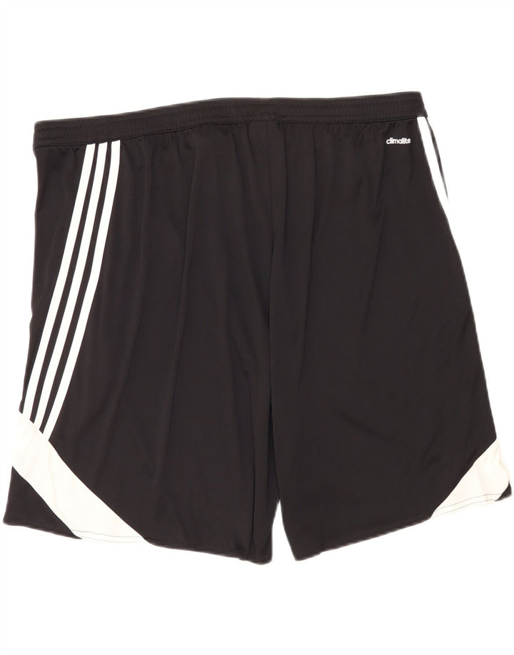 Męskie spodenki sportowe Adidas Climalite 2XL Czarny poliester z blokami kolorów