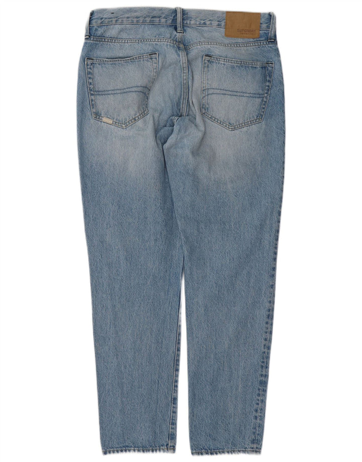 Męskie jeansy Superdry Conor W32 L30 Niebieskie, bawełniane