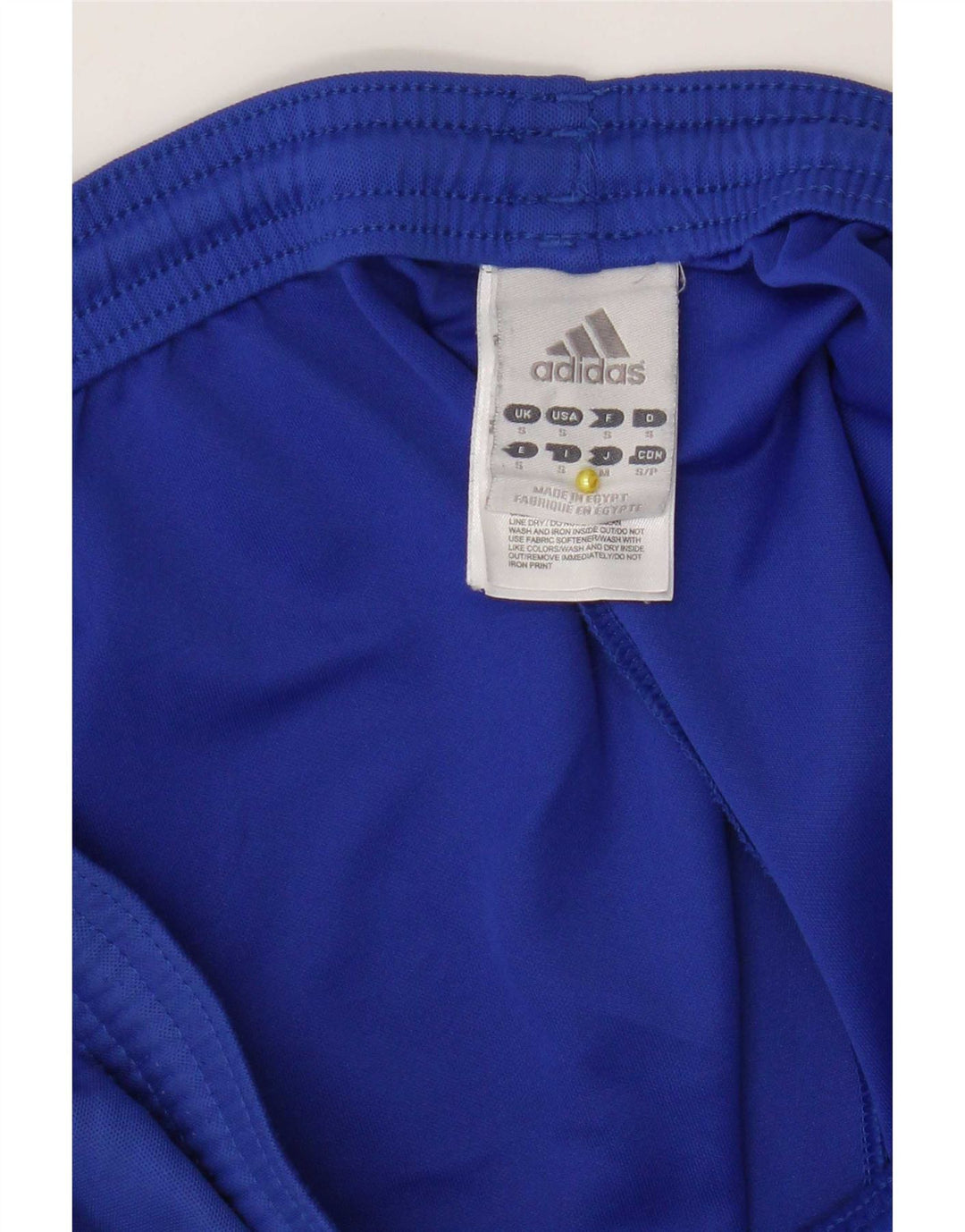Męskie spodenki sportowe Adidas Climalite, małe, niebieskie, poliestrowe