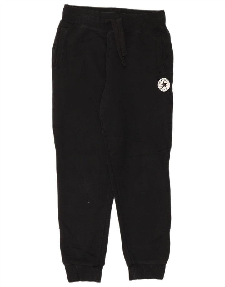 Męskie spodnie dresowe Converse Joggers, średnia czarna bawełna