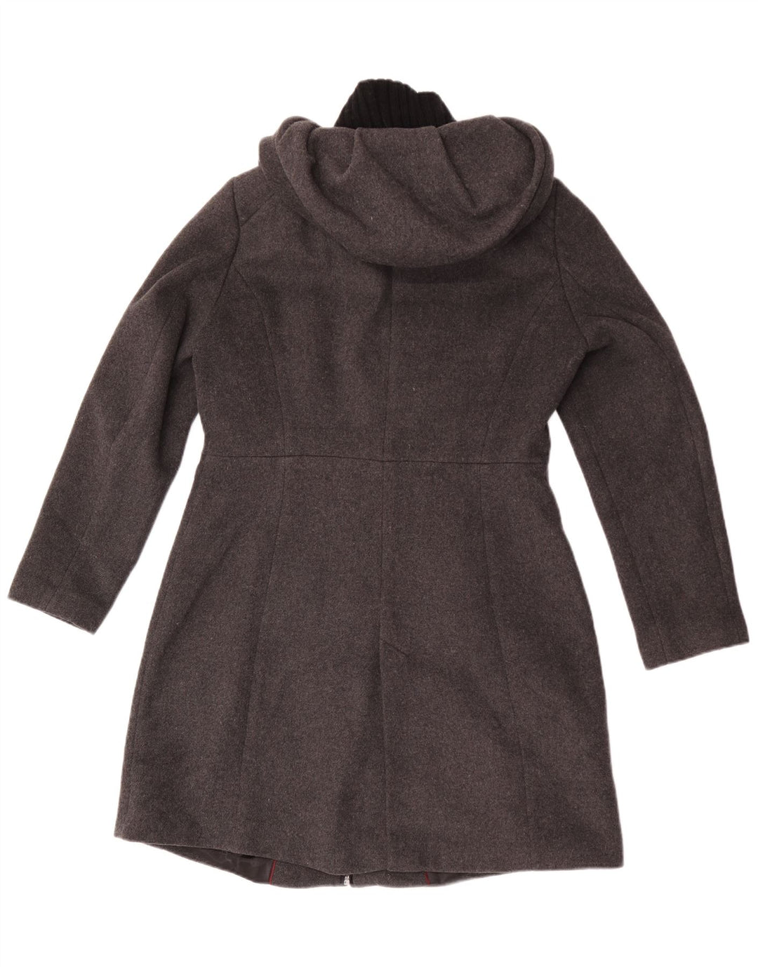 Damski płaszcz z kapturem Zara UK 18 XL, szary