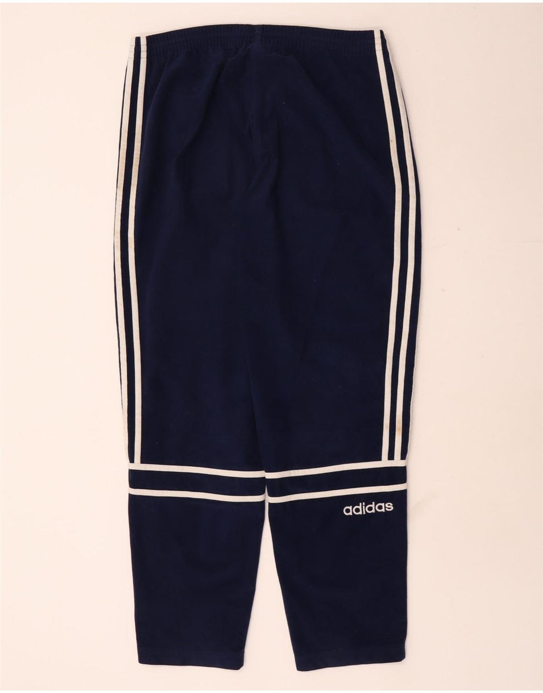 Męskie spodnie dresowe Adidas, duże, granatowe