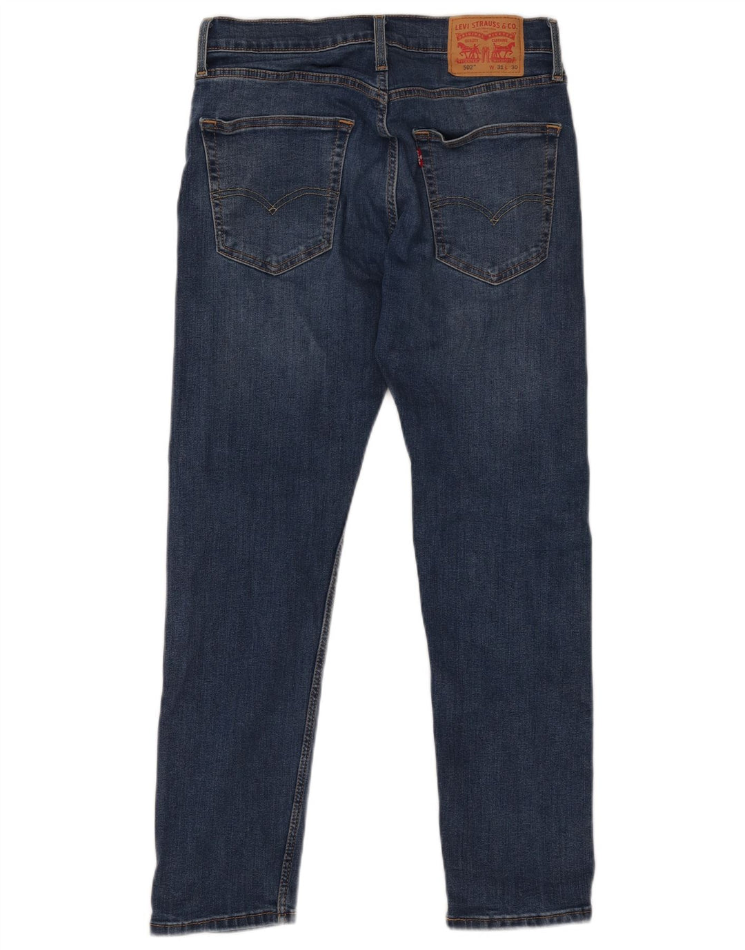 Męskie jeansy Levi's 502 Tapered W31 L30 Niebieskie bawełniane