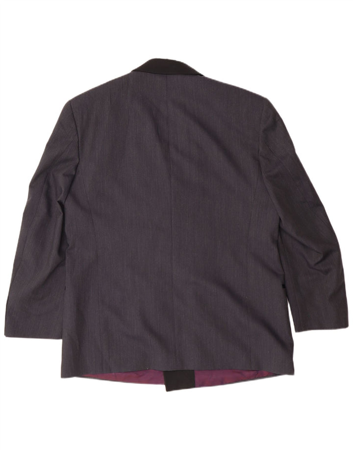 Męska marynarka dwurzędowa Wilvorst UK 38, średni granat