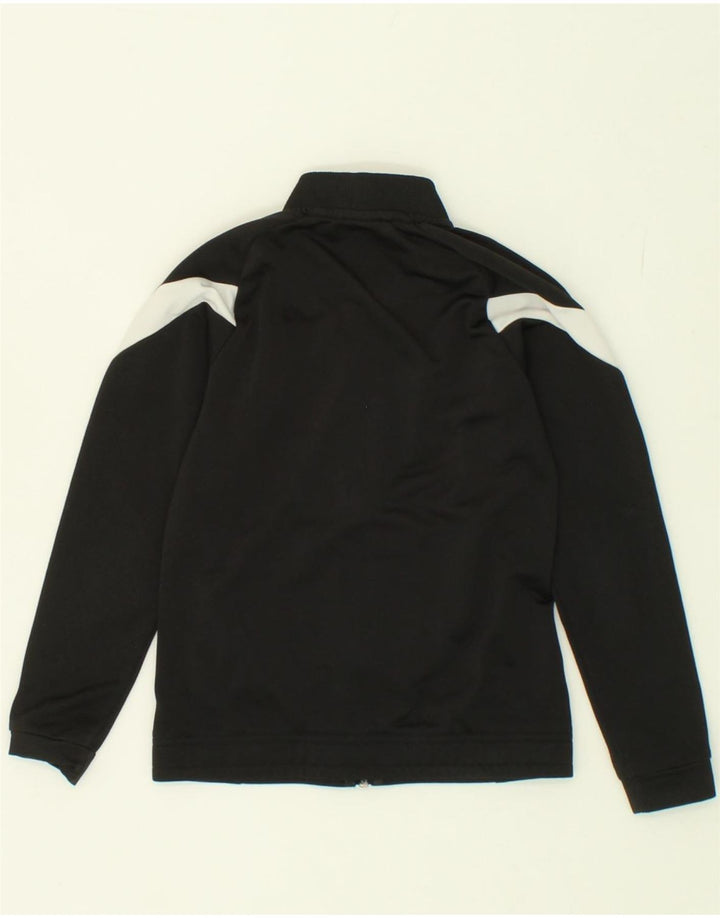 PUMA Boys Tracksuit Top Jacket 7-8 Years Black Colourblock Polyester Vintage Puma and Second-Hand Puma from Messina Hembry 