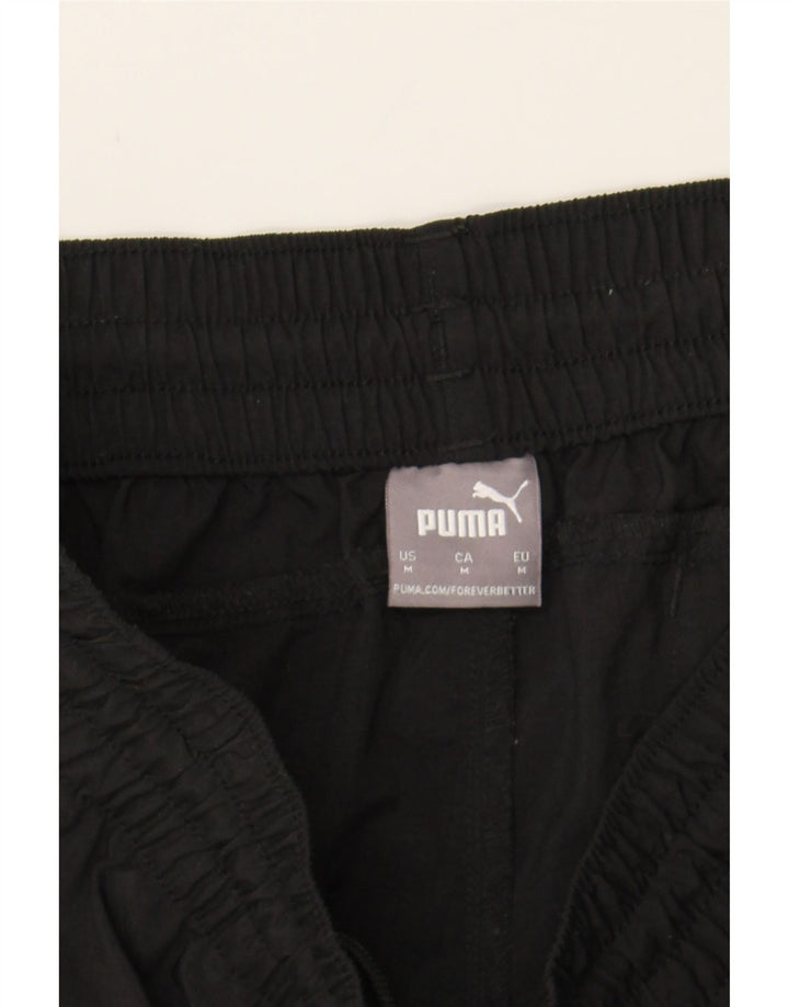 PUMA Mens Tracksuit Trousers Joggers Medium  Black Nylon Vintage Puma and Second-Hand Puma from Messina Hembry 