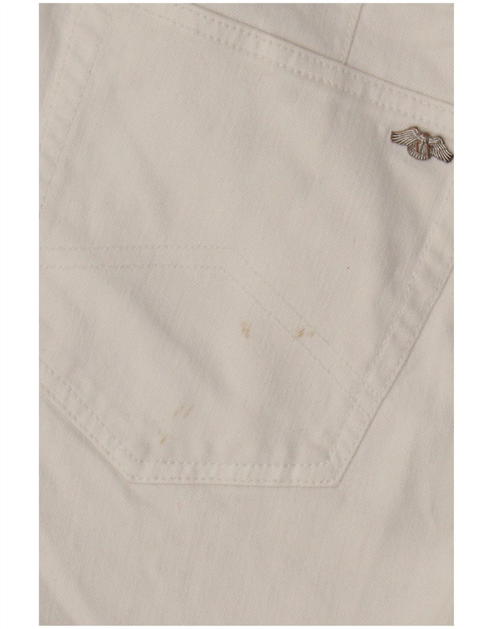 Armani Exchange Męskie jeansy slim W33 L28 Biała bawełna